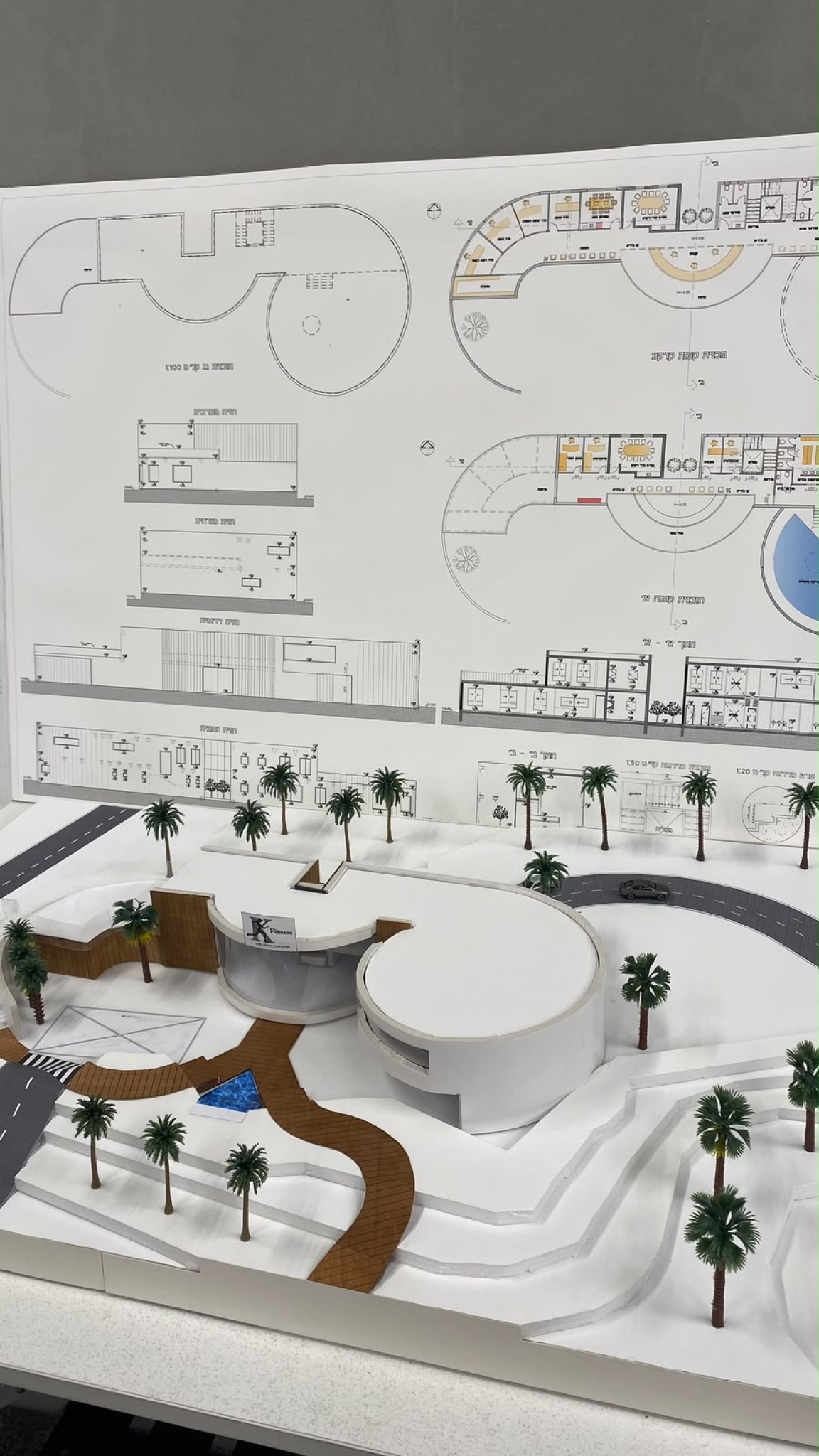 3D render of the clinic reception area